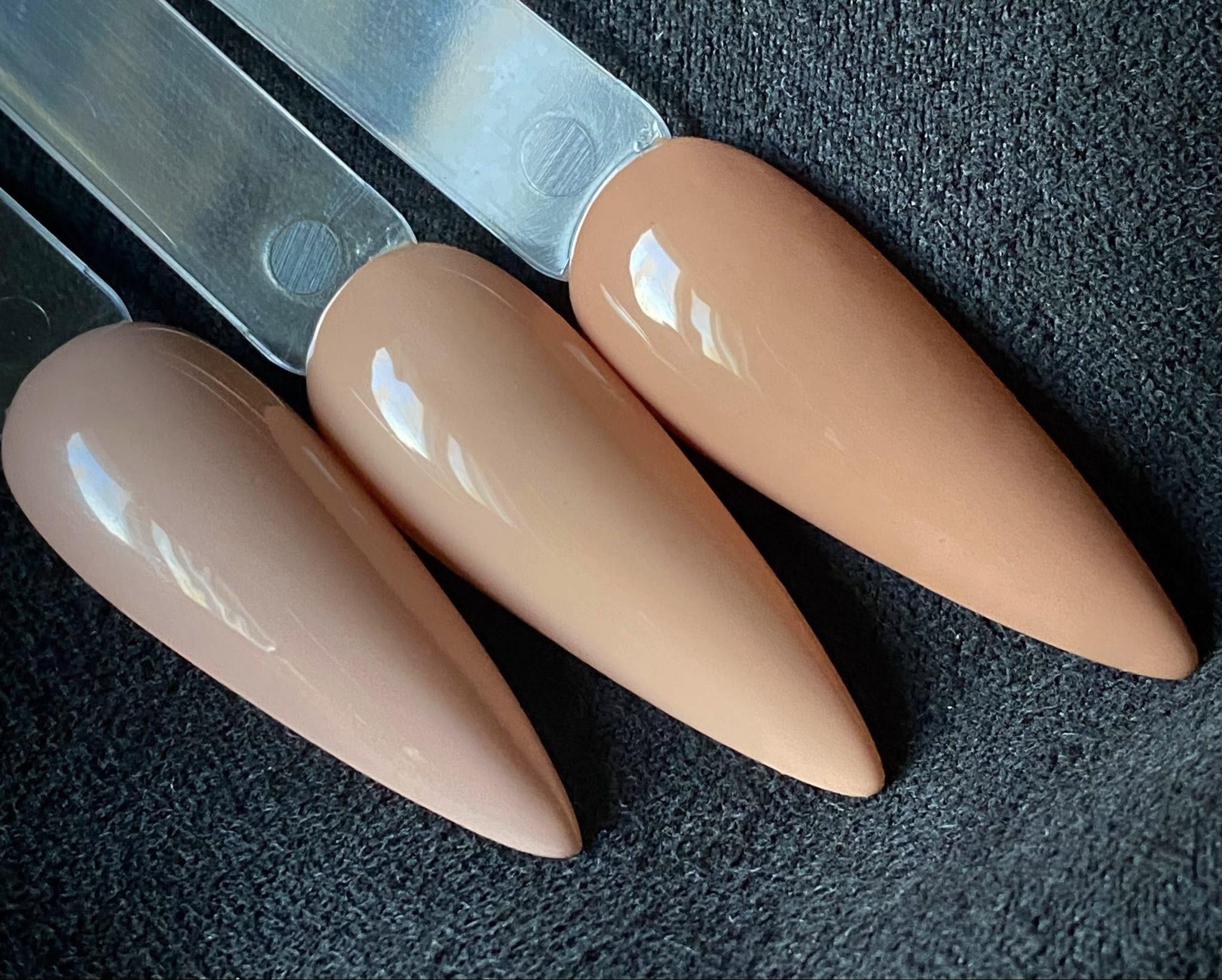Palette de teintes nude
